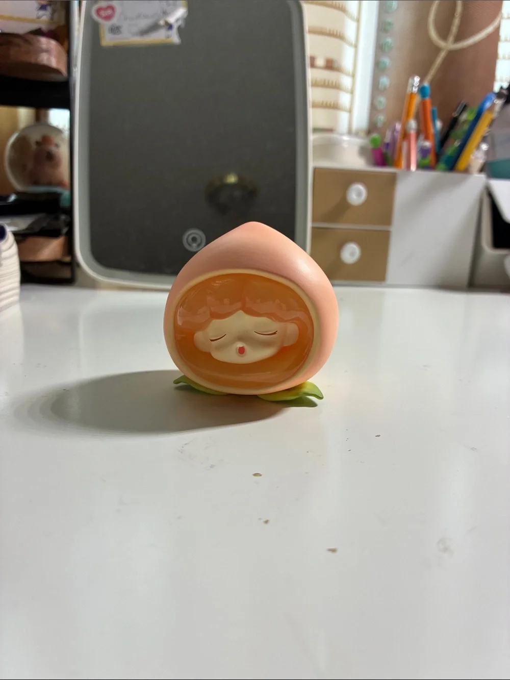 cute peach figure